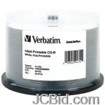 JCBid.com online auction Verbatim-94755-80-minute700-mb-52x-datalifeplus-cd-rs-50-ct-white-inkjethub-printable