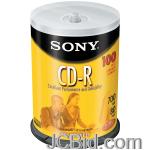 JCBid.com online auction Sony-100cdq80rs-80-minute700-mb-cd-rs-100-ct-spindle