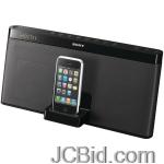 JCBid.com online auction Sony-rdpxf100ip-ipodiphone-3g-portable-speaker-dock-with-fm-tuner