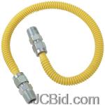 JCBid.com online auction Brasscraft-cssd44-48-gas-dryer-water-heater-flex-lines-12od-12-mip-x-12-mip-x-48