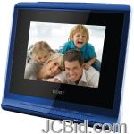 JCBid.com online auction Coby-dp356blu-35-desktop-multi-function-digital-photo-frame-blue