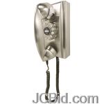 JCBid.com online auction Crosley-radio-cr55-bc-classic-wall-phone-brushed-chrome