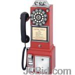 JCBid.com online auction Crosley-radio-cr56-re-1950s-classic-pay-phone-red