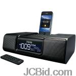 JCBid.com online auction Ihome-ia9bzc-ipodiphone-app-enhanced-dual-alarm-clock-radio-black