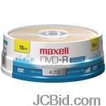 JCBid.com online auction Maxell-638006-47-gb-dvd-rs-15-ct-spindle