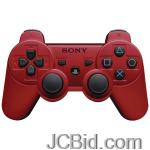 JCBid.com online auction Sony-98053-playstation-3-sixaxis-wireless-controller-red