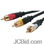 JCBid.com online auction Cablestogo-rapidrun-42083-15-ft-composite-video-stereo-audio-v2-break-away-flying-leads