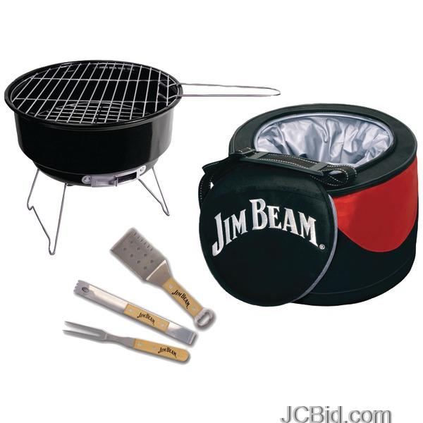 JCBid.com JIM-BEAM-JB0105-5-PIECE-COOLER-GRILL-SET