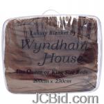 JCBid.com online auction Luxury-blanket-choc-brown