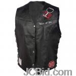 JCBid.com online auction Ladies-leather-vest-wpatches
