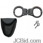 JCBid.com online auction Black-handcuffs-with-blt-pouch