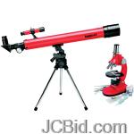 JCBid.com online auction Tasco-49tn-refractor-telescope-microscope-combo
