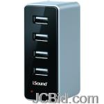 JCBid.com online auction Dreamgear-isound-2106-ipadr-2ipadripodriphoner-4-usb-wall-charger-pro