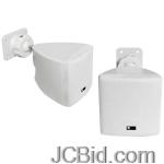JCBid.com online auction Pure-acoustics-ht770-wh-mini-cube-speaker-with-wall-bracket-white