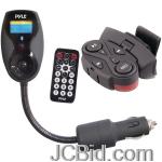 JCBid.com online auction Pyle-plfmtr9bt-fm-transmitter-with-steering-wheel-remote-bluetooth-compatible