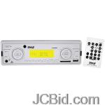 JCBid.com online auction Pyle-plmr88w-single-din-in-dash-marine-mechless-receiver-white