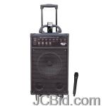 JCBid.com online auction Pyle-pro-pwma930i-vhf-wireless-portable-pa-systemecho-with-ipod-dock-600-watt