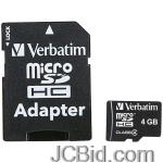 JCBid.com online auction Verbatim-96726-micro-secure-digital-high-capacity-card-with-adapter-4-gb