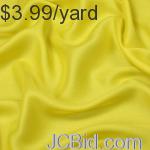 JCBid.com 5-Yards-of-Satin-Fabric-60-W-Yellow-Just-379-Yard