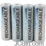 JCBid.com online auction Lenmar-pro427-aa-nimh-pro-batteries-4-pk