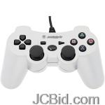 JCBid.com online auction Snakebyte-sb00306-playstationr3-wired-controller-white