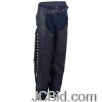 JCBid.com online auction Solidcowhide-chaps-wfringe-3x