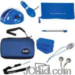 JCBid.com online auction Dreamgear-dgdsl-050-nintendo-ds-lite-17-in-1-bundle-blue