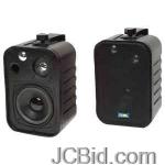 JCBid.com online auction Tic-corporation-asp25-b-indooroutdoor-3-way-50-watt-speakers-black