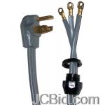 JCBid.com online auction Petra-90-1060qc-3-wire-quick-connect-range-cord-4-ft-40a-closed-eyelet