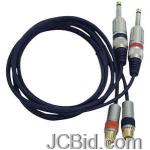 JCBid.com online auction Pyle-pro-pprcj05-dual-rca-audio-cable-5-ft