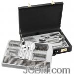 JCBid.com online auction 72pc-stainless-steel-flatware