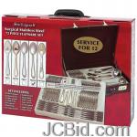 JCBid.com online auction 72-pc-gold-trim-flatware-set