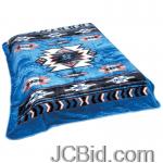 JCBid.com online auction Native-american-print-blue