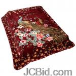 JCBid.com online auction Peacock-print-blanket