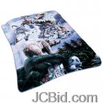 JCBid.com online auction Wildlife-print-blanket
