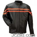 JCBid.com online auction Orngblk-solid-leather-jkt-xl