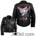 JCBid.com online auction Pebble-leather-moto-jacket-m