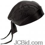 JCBid.com online auction Leather-skull-cap