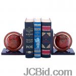 JCBid.com online auction Globe-110mm-bookends