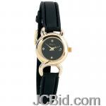 JCBid.com online auction Ladies-black-diamond-watch