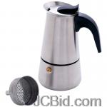 JCBid.com online auction 4-cup-ss-espresso-maker