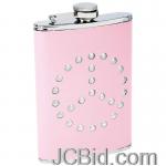 JCBid.com online auction 8oz-ss-hip-flask-peace-sign-pk