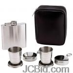 JCBid.com online auction 6oz-flask-w-collapsible-cup