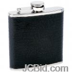 JCBid.com online auction 6oz-ss-flask-pebble-grain-blk