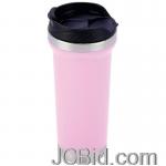 JCBid.com online auction 14oz-ss-pink-abs-travel-mug