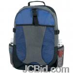 JCBid.com online auction Daypack-backpack-blue-gray