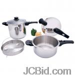 JCBid.com online auction 7l-4l-pressure-cooker-5-pc