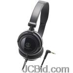 JCBid.com online auction Audio-technica-ath-sj11bk-slim-foldable-design-portable-on-ear-headphones
