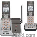 JCBid.com online auction Att-attcl81201-dect-60-two-handset-cordless-phone-with-push-to-talk-between-handsets