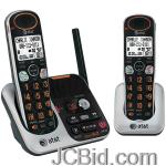 JCBid.com online auction Att-tl32200-dect-60-big-button-cordless-phone-with-lighted-visual-ringer-dual-handset-system